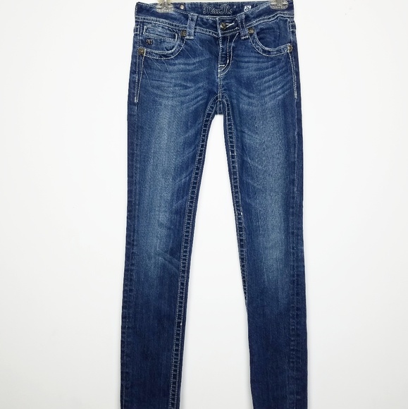 Missme skinny Jean's chrust wings pocket size  26 - Picture 2 of 8